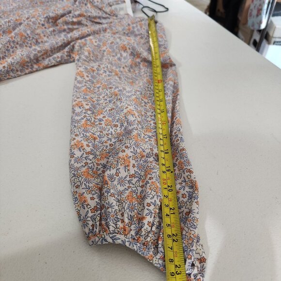 H&M Dress Womens Floral Print Long Sleeve Tunic A Line Dress XS Boho - Picture 8 of 11